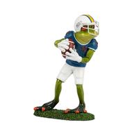 Figura Decorativa Rana Calciatore Blu H. 17Cm Verde Formano Froschhausen
