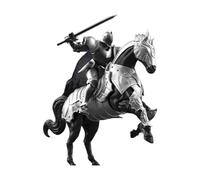 Figura del Cavaliere Decorazione Multi-Articolazione da Montare