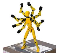 Figura del fumetto robotico - giocattolo multifunzionale leggero | durata del corpo pieno meccanico giocattolo mobile | azione figura sei braccia per tavolo basso, corridoio