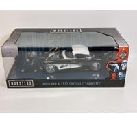 Figura Del Lupo Mannaro E Chevrolet Corvette 1957 1:24 Jada 32195