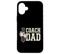 Figura del padre di Coach Dad Baseball Sports Custodia per iPhone 16 Plus
