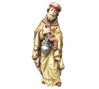 Figura Del Presepe Re Magi Melchior H 14 Cm Collezione Matteo Statua In Legno