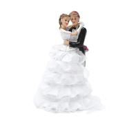 Figura della Sposa e dello Sposo, Statua di Figurine, Toppers per Torta, Statuetta abbracciata di Una Coppia Danzante, per Nuove Coppie, fidanzate, Decorazione della Sala di Nozze(B)