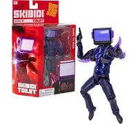 Figura Deluxe Skibidi Toilet S2 - Giocattolo Uomo TV Nero