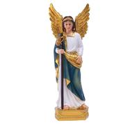 Figura di angelo in resina - Scultura da tavolo con angelo in resina, decorazione da tavolo con Arcangelo | Statua in resina di San Raffaele Arcangelo | Festival Supply Statuetta n