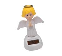 Figura di angelo solare per auto: decorazione divertente per il cruscotto, elegante design a testa oscillante decorativa | Decorazione interna del veicolo magico per donna, regalo, occasione, accessor