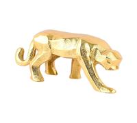 Figura Di Animale Come Decorazione Da Tavolo Giaguaro Oro