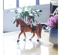 Figura di animale in plastica solida Cavallo giocattolo con figura