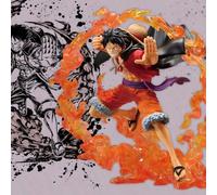 Figura di azione di Luffy di One Piece (Duel Memories), il regalo ideale per i fan degli anime - Ognissanti, Natale, Ringraziamento, regali di compleanno 1 pezzo rosso,1 pezzo neroABS
