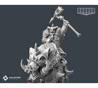 Figura Di Cavaliere Nano Della Cinghiale Minimalista Per TTRPG Come D&D5E