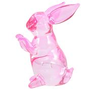 Figura di coniglietto in piedi cristallino Anno della statua di coniglio