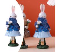 Figura di Coniglio per Pasqua in Resina per La Decorazione Degli Scaffali