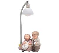 Figura Di Coppia Di Anziani Magneti In Miniatura - Nonni Tavolo Da Tavolo Decor | Gatto Di Confortevole Decorazione Abbraccio Per I Genitori Della Famiglia Camera Da Letto A Casa