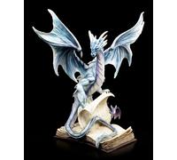 Figura Di Drago - Il Guardiano Dei Libri Con Studente - Figura Di Drago Giovane