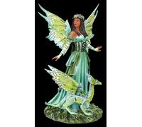 Figura Di Elfo Con Drago - Gioiello Della Foresta Di Amy Brown