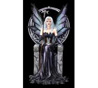 Figura Di Elfo Su Trono - Magic Monarch | Fata Elfo Figurina Fantasy 33Cm