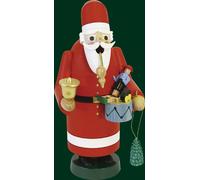 Figura Di Fumo Babbo Natale Con Regali Altezza= 18Cm NUOVO Fumatore