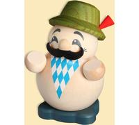 Figura Di Fumo Bayer HxBxT = 9x6x6Cm NUOVO Uomo Di Fumo Neve Figura Di Fumo