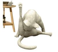 Figura Di Gatto - Regalo umoristico Statua Di Gatto in Resina | Ornamento Di Natiche Di Gatti Pazzi E Originali Con Un Design Giocoso Per Le Donne E Gli Amanti Del Gatto | Figura -