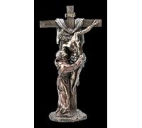 Figura Di Gesù Sulla Croce Con San Francesco Veronese