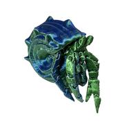 Figura di granchio realistica e mobile stampata 3D con diverse articolazioni, Fidget, dallo stress, giocattolo sensoriale, decorazione da collezione per adulti