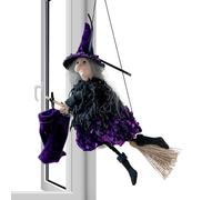 Figura di Halloween | Specifica: Scope galleggianti con corpi pluhi | Parole di Coda Corta: Figura di Strega | Parola Longtail: Decorazioni Accessori per la casa per Giardino e Interni |