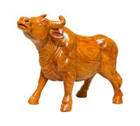 Figura di Intagliata in Legno Pregiato con Base Espositiva per Mensole Scrivanie E Studi Adatta per Regalo E Arredamento Rustico, 20x7.5x12.5CM