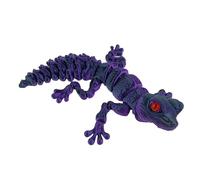 Figura Di Lucertola Articolata, Scultura Rettile Stampata, Giocattolo Da Scrivania Possabile | Design Del Corpo Modulare Che Permette Di Godere L'Interazione Tocco Con Pose Dinamiche, Articoli