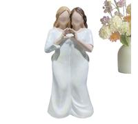 Figura di mamma e figlia, statuetta e figlia, madre figlia che abbraccia statuette decorazioni per la tavola | Scultura di mamma e Natale, Ringraziamento, Giorno o Compleanno