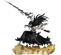 Figura di Mugetsu Ichigo Kurosaki di Ichigo Action Anime Black Wing Ulquiorra con base, spada a mano, posizione da combattente, scultura da collezione con base, decorazione, regalo, 28 cm
