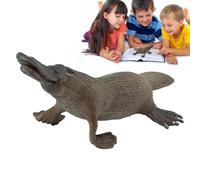Figura di ornitorinco | Modello di ornitorinco Modello animale ad alta simulazione - Figurine di animali della foresta Giocattolo per la casa Decorazione per l'ufficio Ornamento Giocattolo per ornitor