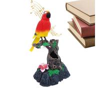 Figura di parlante - postazione di uccelli, creatura piumata giocosa | voce elettronica ripetuta giungla compagno, animato Chirping Sparrow ornamento per bambini adulti Kinderga