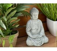 Figura di Pietra Seduto Buddha Shiva Resistente Al Freddo Giardino 21 CM Altezza