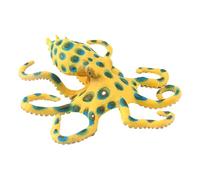 Figura di polpo - 11,5 x 9,8 x 3,7 cm blu polpo anellato, piccoli animali marini figure mare animali giocattolo educativo