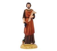 Figura di San Giuseppe Lavoratore, Decorazione religiosa in resina, Statua di Sant'Antonio | Decorazione religiosa in resina retrò rinascimentale, statua di Sant'Antonio e figura di San Giuseppe