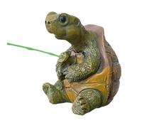 Figura Di Tartaruga Da Giardino - Figura Di Tartaruga Di Stagno | Pesca Tartaruga Resina Scultura Accanto Alla Piscina | Statua Di Tartaruga Di Animali In Miniatura Per Il Cortile Del Cortile