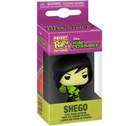 Funko Pop! Keychain: Kim Possible - Shego - Mini Figura in Vinile da Collezione Novità Portachiavi - Riempitivi per Calze - Idea Regalo - Merchandising Ufficiale - TV Fans - Minifigure