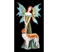 Figura Elfo Elfen Tanya Porta A Spasso Il Cane Gassi Fantasy Fee
