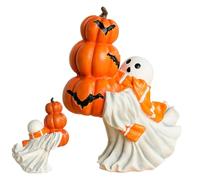 Figura fantasma di Halloween | Ornamenti fantasma in resina | Tabletop Haunted House Decoration Regali di malintenzione per la casa - Decorazione horror carina per i bambini di famiglia adulti Hallowe
