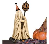 Figura fantasma luminosa con luce carina luminosa vintage e