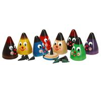 Figura Fumatori Sfera Fumo Lilla Bxhxt 6x7x6cm Nuovo Omino Rauchmann Rä