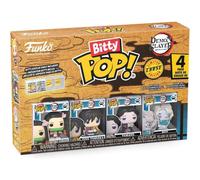 Funko Bitty POP! Confezione da 4: Demon Slayer - Nezuko, Giyu, Tamayo e figura misteriosa - Edizione limitata Chase - I modelli possono variare - 2,2 cm (0,9 pollici) - Da collezione - Idea regalo