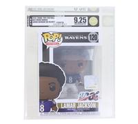 Figura Funko POP In Vinile Baltimore Ravens NFL | Lamar Jackson Graded AFA 9.25