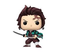 Figura Funko POP Jumbo Demon Slayer Tanjiro 10" Multicolore