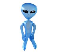 Figura gonfiabile gigante - Palloncino personaggio fantascientifico verde da 35 pollici per Halloween, feste di compleanno o divertimento nella cabina fotografica | Articoli di scena per feste per