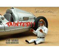 FIGURA GUIDA 1/18 TAZIO NUVOLARI VERNICIATA PER CMC AUTO UNION D