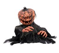 Figura Halloween EUROPALMS Zucca Mostro Animata 50 cm con Luci, Suoni e Moviment