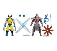 Figura Hasbro Marvel Legends Series Gamerverse Wolverine vs Silver Samurai articolata 2 pack