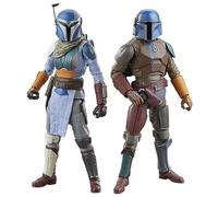 Figura Hasbro Star Wars The Black Series Mandalorian Shriek-Hawk Trainers Set 2 Personaggi Multicolore