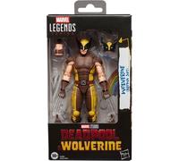 Figura Hasbro Wolverine Brown Suit Deadpool & Wolverine Marvel Legends Articolata 15 cm